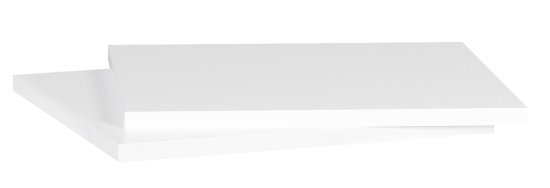 Полка для шкафа 40x33x3.1 см KONSENSA ЛДСП цвет белый