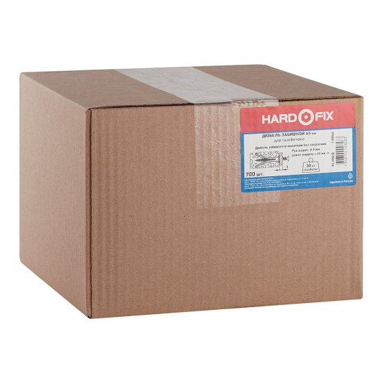 Дюбель для газобетона Hard-Fix TAIL 8x65 мм (700 шт.) нейлон
