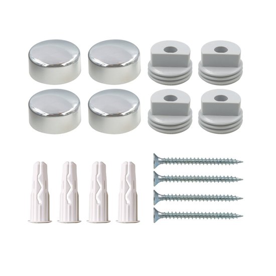 Набор для крепления зеркала матовый хром Hard-Fix (50 шт.)