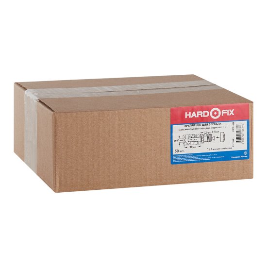 Набор для крепления зеркала матовый хром Hard-Fix (50 шт.)