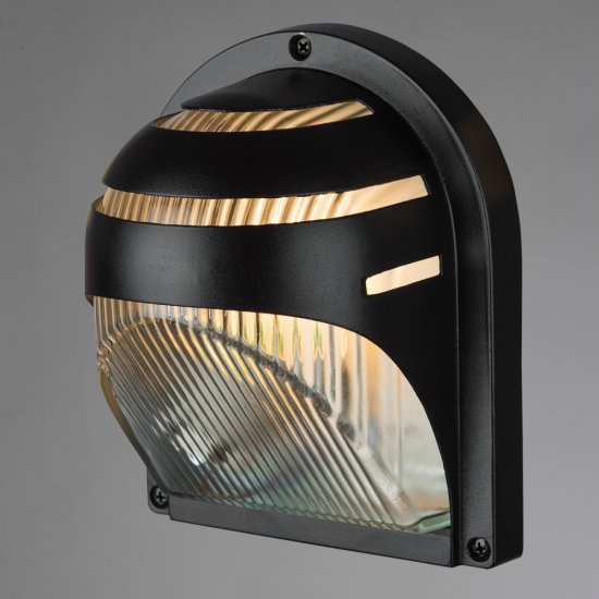 Светильник фасадный настенный Arte Lamp Urban черный E27 60 Вт IP54 (A2802AL-1BK)