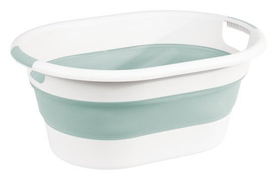 Таз складной Idea Флекс 17.5 л цвет морская волна