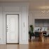 Дверь входная Mastino Home Eco левая черный матовый - эмаль молоко 860х2050 мм