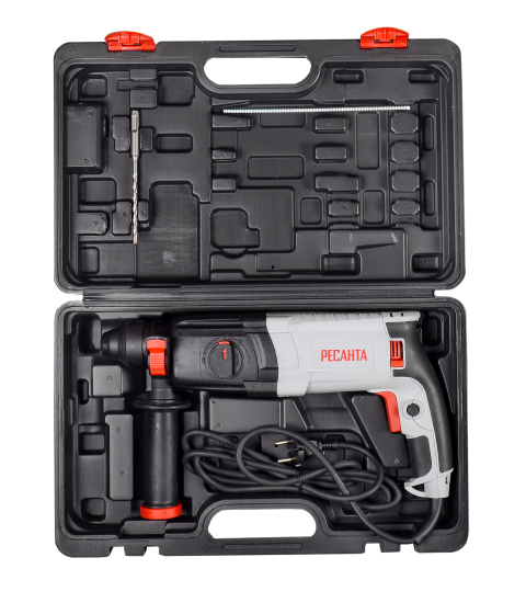 Перфоратор сетевой SDS-plus Ресанта П-32-1000К, 1000 Вт, 5.2 Дж