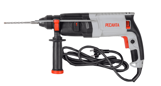 Перфоратор сетевой SDS-plus Ресанта П-32-1000К, 1000 Вт, 5.2 Дж