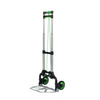 Тележка двухколесная складная телескопическая ручка грузоподъемность 70 кг алюминий