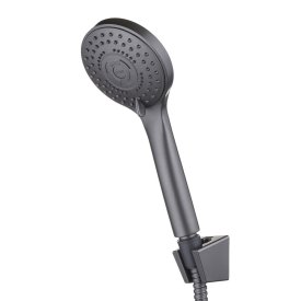 Душевой комплект Pura Latuno с лейкой с держателем графит (L80072GT)