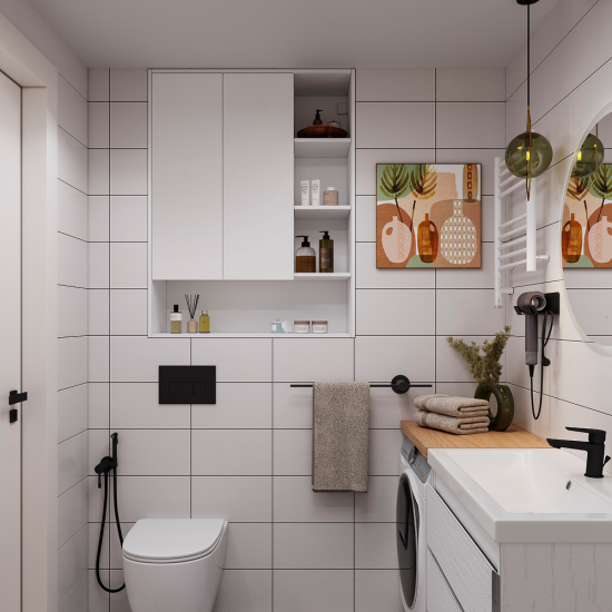 Шкаф для ванной комнаты без зеркала подвесной Vigo Matteo 89.5x116x30 см цвет белый