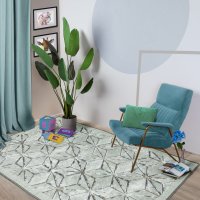 Ковер Лугано 100x160 см полиамид цвет разноцветный