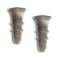 Угол внутренний для плинтуса Ideal «Дуб Оккервиль» высота 70 мм 2 шт.