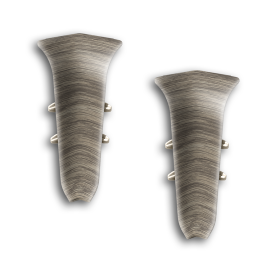 Угол внутренний для плинтуса Ideal «Дуб Оккервиль» высота 70 мм 2 шт.