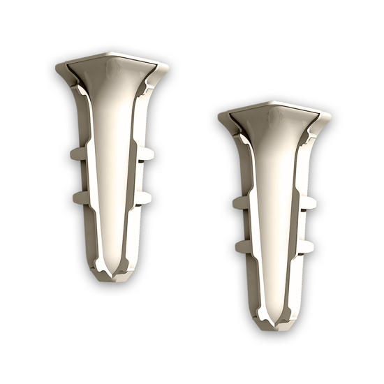 Угол внутренний для плинтуса Ideal «Дуб Оккервиль» высота 70 мм 2 шт.