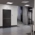 Дверь входная Mastino Райд левая черный муар металлик - белый софт 960х2050 мм