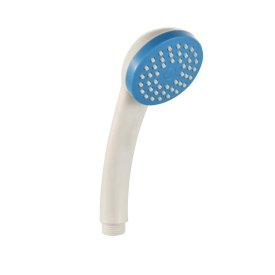 Лейка для душа РМС d60 мм 1 режим без шланга пластик белая (LE01W)