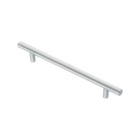 Ручка-рейлинг мебельная Kerron Metallic d10 мм металлическая матовый хром (R-3010-160 SC)