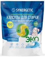Капсулы для стирки Synergetic Universal 100 шт