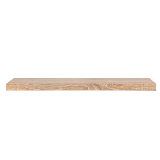 Настенная полка KONSENSA 80x23.5 см со скрытым креплением МДФ цвет дуб