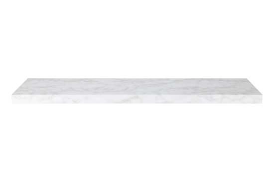 Настенная полка KONSENSA 100x23.5 см со скрытым креплением МДФ цвет светлый мрамор
