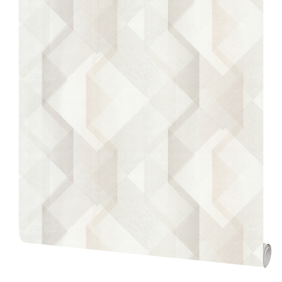 Обои флизелиновые Walldecor Exclusive Квадро серые 1.06 м 75326-14