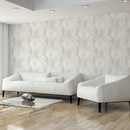 Обои флизелиновые Walldecor Exclusive Квадро серые 1.06 м 75326-14