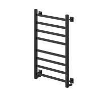 Полотенцесушитель электрический MyFrea MyVatican 800х500 мм 90 Вт с терморегулятором черный матовый