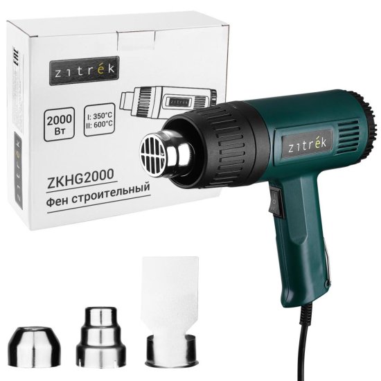 Фен технический сетевой Zitrek ZKHG2000, 2000 Вт