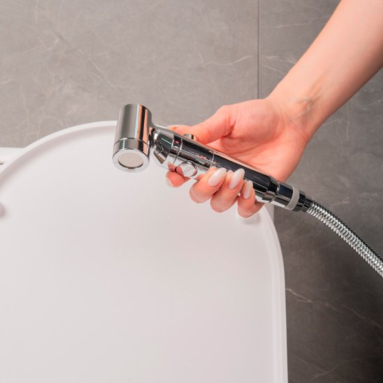 Лейка гигиеническая Tokito Mizu хром (TOK-MIZU-1027CR)