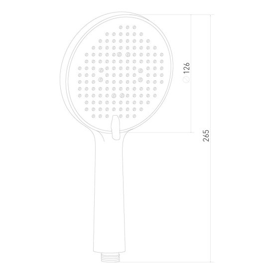 Лейка для душа Tokito Mizu d115 мм 3 режима без шланга пластик хром (TOK-MIZU-1022)