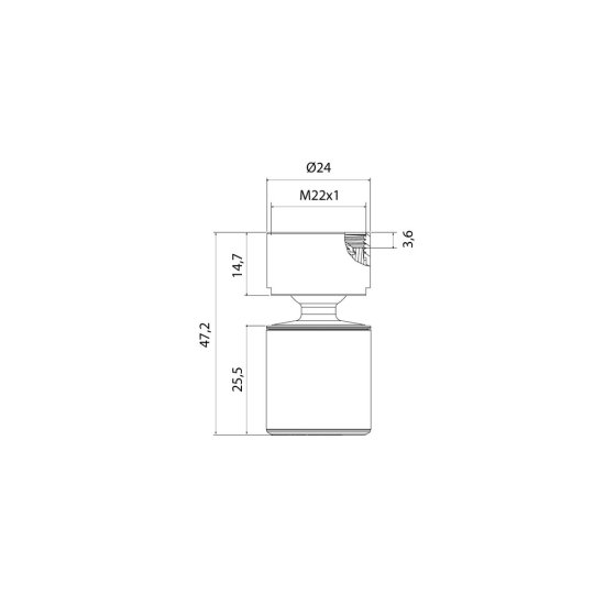 Аэратор для смесителя шарнирный Iddis Optima Home внутренняя резьба М22 (996P22S2SMDR)