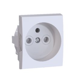 Розетка модульная EKF PROxima Nova для комбинированных щитов 230 В IP20 белая (nv-socket)