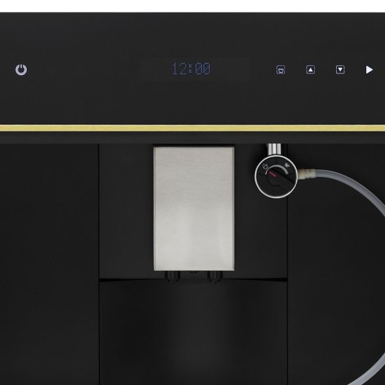 Кофемашина автоматическая встраиваемая Krona Onyx 45H Coffee BL Light Gold черная