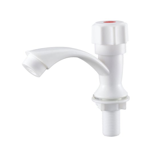 Кран для холодной воды для кухни РМС белый одновентильный (PL3-269F)