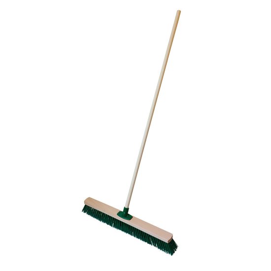 Щетка для пола 600 мм с черенком универсальная