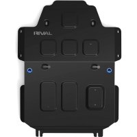 Защита радиатора и картера для Toyota Land Cruiser 300 без KDSS 2021- Rival 111.9551.1