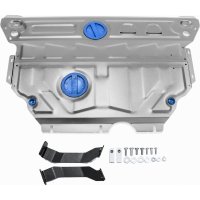 Защита картера и КПП для Skoda Octavia 2013-2017/Octavia 2017-н.в Rival 333.5114.1