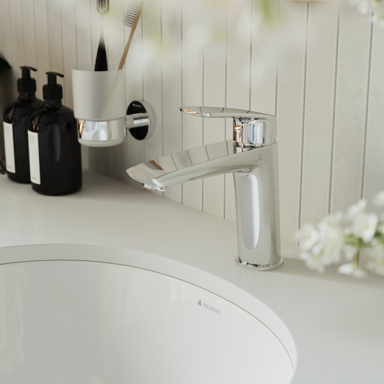 Смеситель для раковины Aqueduto Suave хром однорычажный (SUA0200)