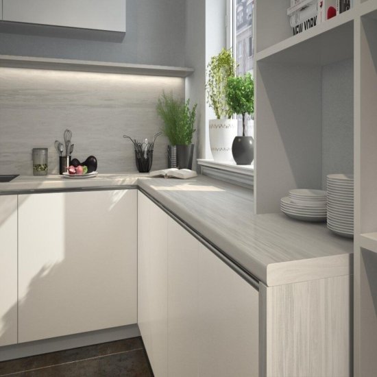 Панель стеновая МДФ для кухни 3050х600х4 мм олива