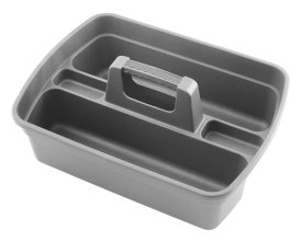 Ящик садовый Дельта пластик 45x33x20 см цвет серебристый