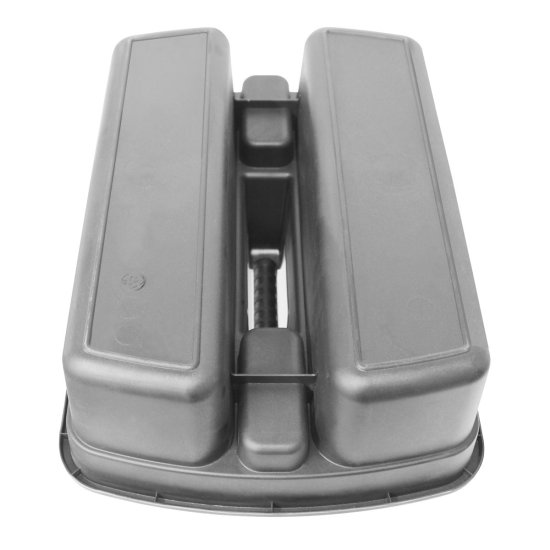 Ящик садовый Дельта пластик 45x33x20 см цвет серебристый