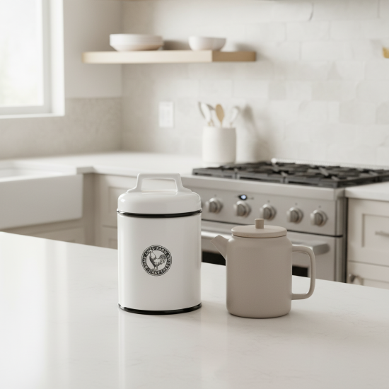 Банка для специй 1 л Vidage с крышкой керамика цвет бежевый