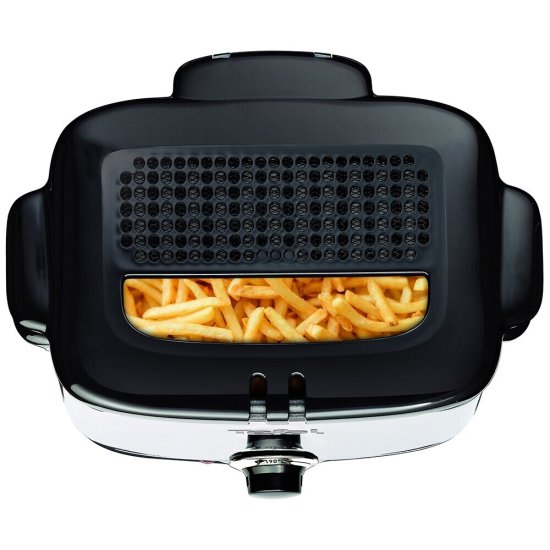 Фритюрница Tefal MiniFryer серебристая/черная