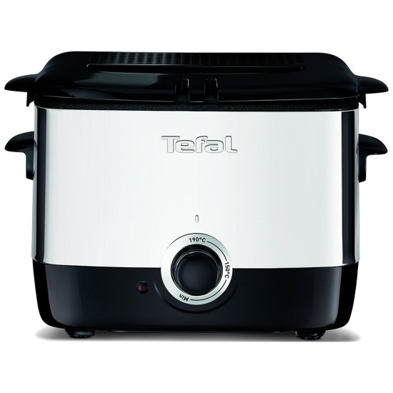 Фритюрница Tefal MiniFryer серебристая/черная