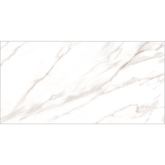 Керамогранит Lavelly Statuario Ligure белый полированный 1200x600x8,5 мм (2 шт.=1,44 кв.м)