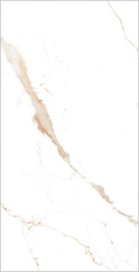 Керамогранит Lavelly Calacatta Toscana белый полированный 1200x600x8,5 мм (2 шт.=1,44 кв.м)