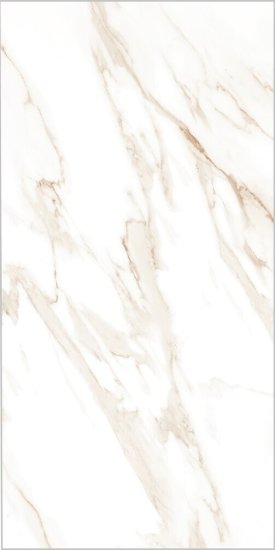 Керамогранит Lavelly Calacatta Imperia белый полированный 1200x600x8,5 мм (2 шт.=1,44 кв.м)