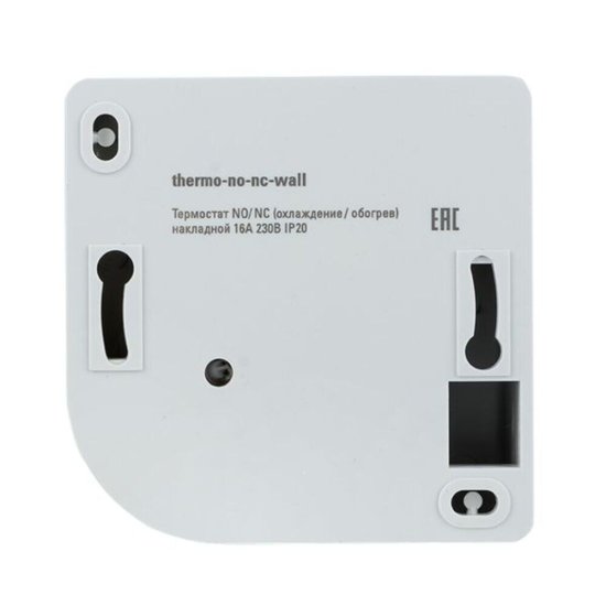Термостат на DIN-рейку NO-NC EKF PROxima 75х20х75 мм 230 В IP20 16 A (thermo-no-nc-wall)