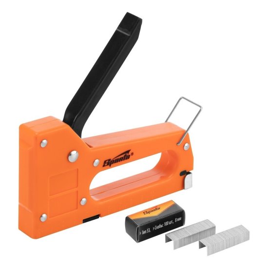 Степлер строительный для скоб Sparta (42001) тип 53 пластиковый