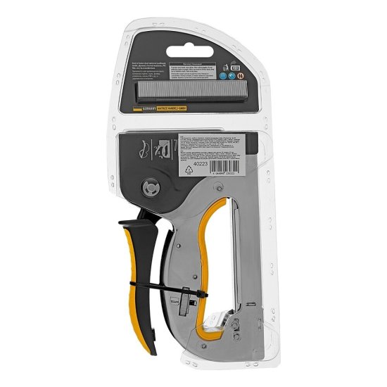 Степлер строительный для скоб Denzel (40223) тип 53 с регулировкой удара стальной