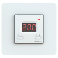 Терморегулятор электронный сенсорный для теплого пола Welrok AZ белый с поддержкой Wi-Fi