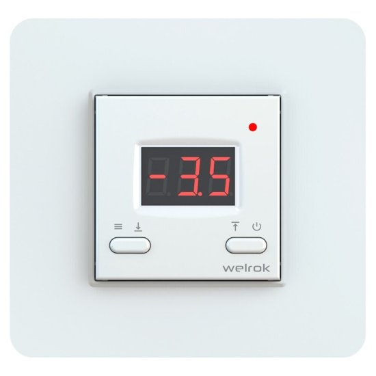 Терморегулятор электронный для антиобледенительных систем Welrok KT белый